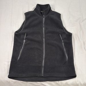 REI Polartec Vest Women’s XL Black Fleece Full Zip Outdoor